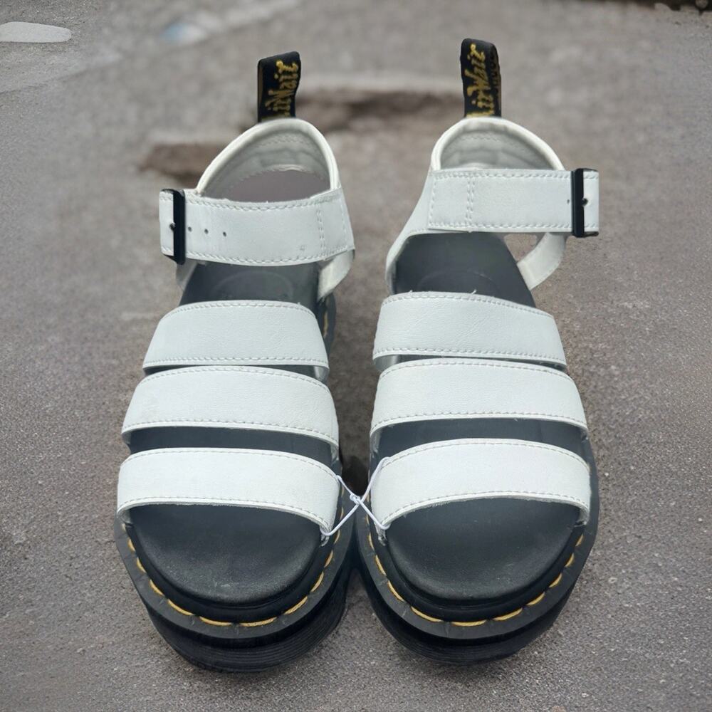 Dr. Martens Blaire White Leather Gladiator Sandals Women’s Size US 5 / EU 3